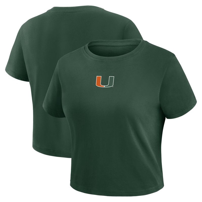slide 3 of 3, NCAA Miami Hurricanes Women's Fashion Top - M, 1 ct