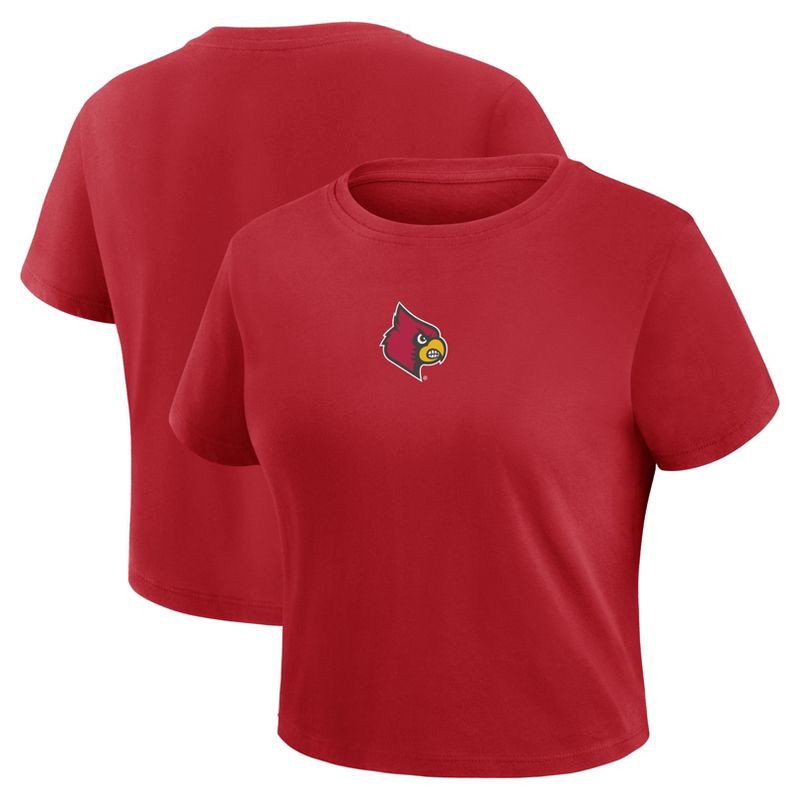 slide 3 of 3, NCAA Louisville Cardinals Women's Fashion Top - XL, 1 ct
