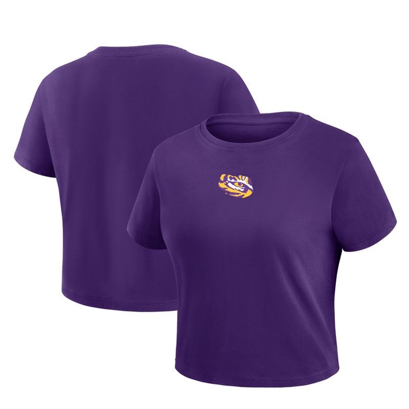 slide 3 of 3, NCAA LSU Tigers Women's Fashion Top - XL, 1 ct
