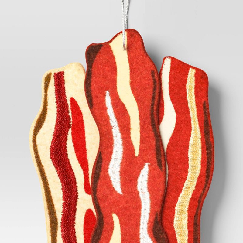slide 3 of 3, Christmas Fabric Bacon Ornament- Wondershop™, 1 ct