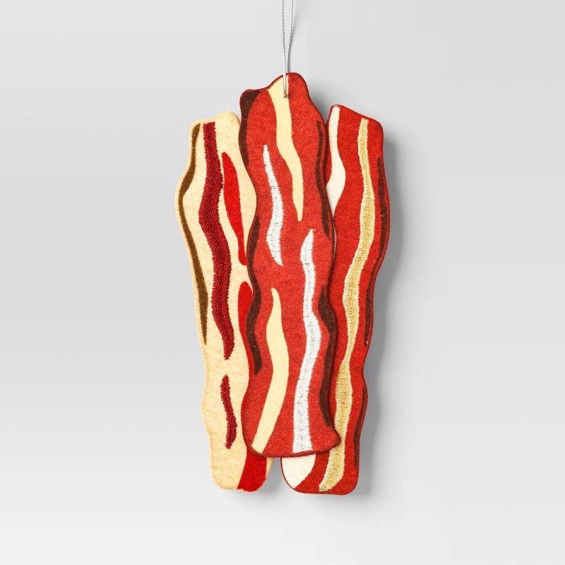 slide 1 of 3, Christmas Fabric Bacon Ornament- Wondershop™, 1 ct