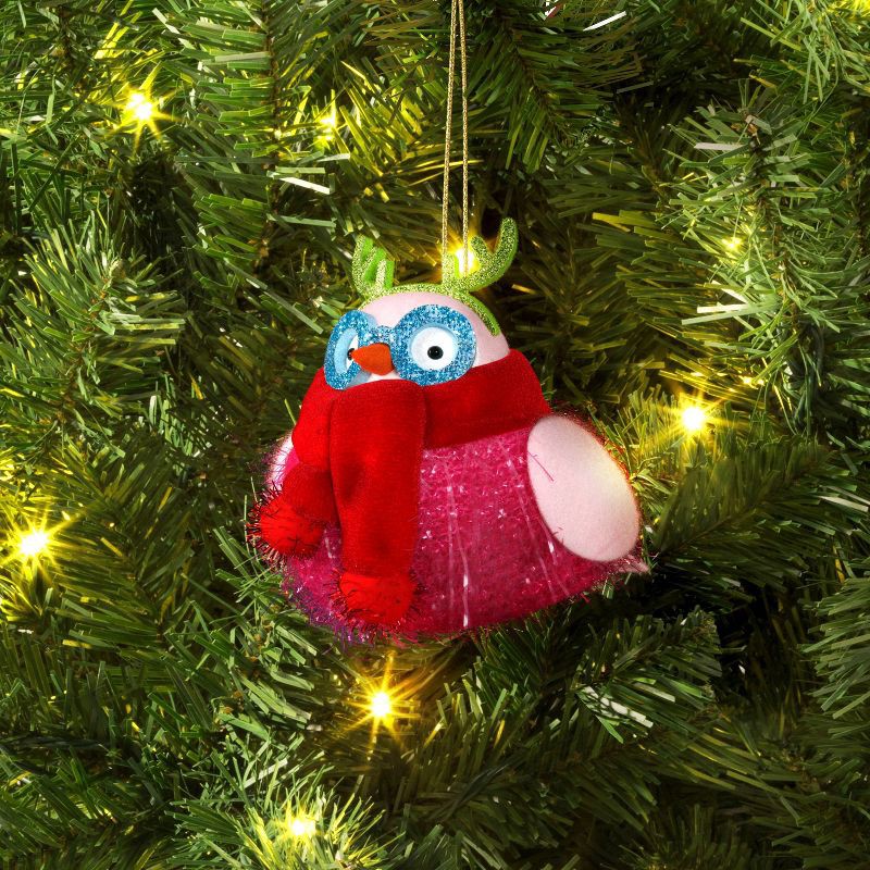 slide 2 of 3, Christmas Fabric Festive Party Featherly Friends™ with Antlers - Wondershop™, 1 ct