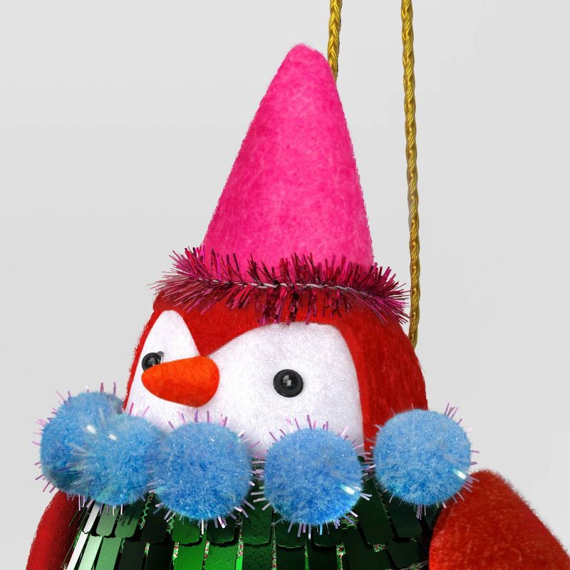 slide 3 of 3, Christmas Fabric Festive Featherly Friends™ with Top Hat - Wondershop™, 1 ct