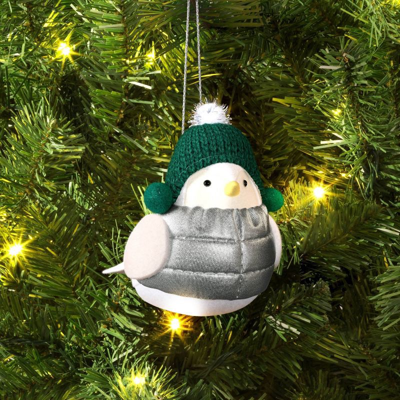 slide 2 of 3, Christmas Featherly Friends™ Ornament Puffer Vest - Wondershop™, 1 ct