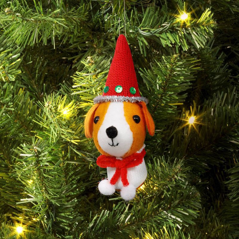 slide 2 of 3, Christmas Dog with Bow Tie - Wondershop™, 1 ct