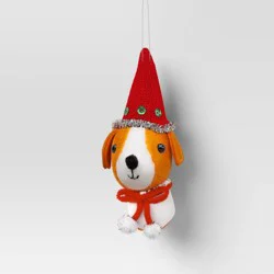Christmas Dog with Bow Tie - Wondershop™