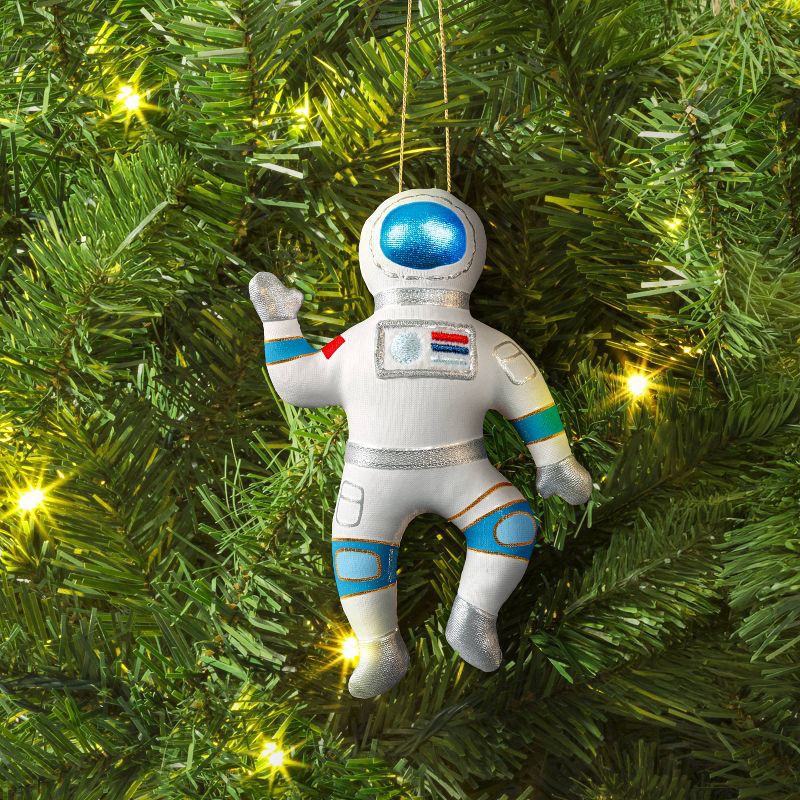 slide 2 of 3, Christmas Fabric Astronaut Ornament - Wondershop™, 1 ct