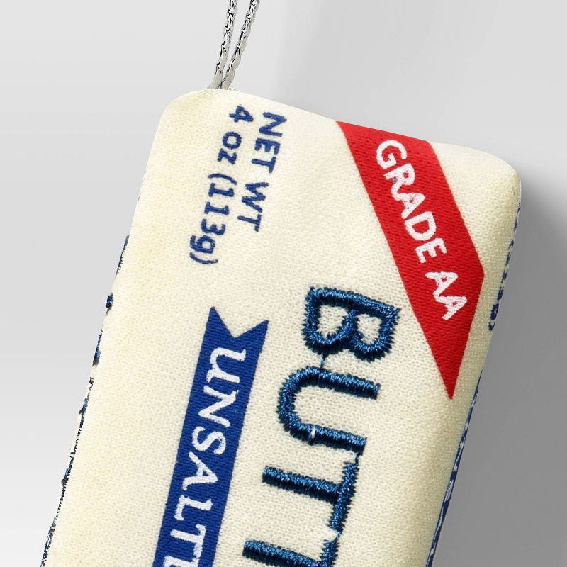 slide 3 of 3, Christmas Fabric Butter Ornament- Wondershop™, 1 ct