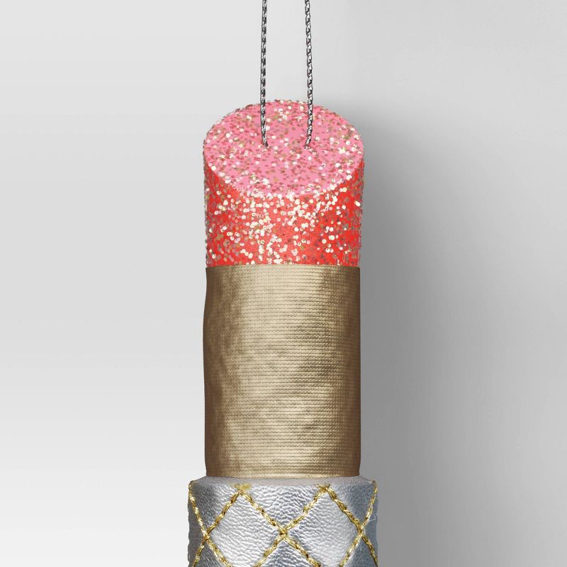 slide 3 of 3, Christmas Fabric Lipstick Ornament - Wondershop™, 1 ct