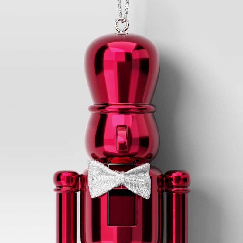 slide 3 of 3, Christmas Plastic Nutcracker Ornament Hot Pink - Wondershop™, 1 ct