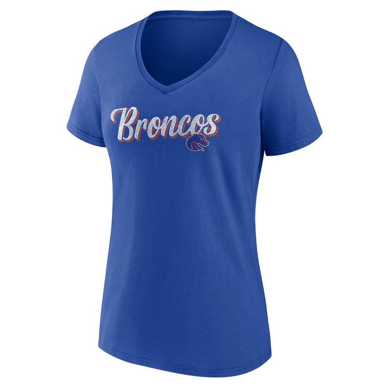 slide 1 of 3, NCAA Boise State Broncos Women's V-Neck T-Shirt - S, 1 ct
