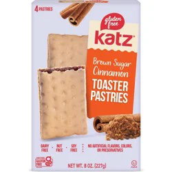 Katz Gluten Free Brown Sugar Cinnamon Toaster Pastries - 8oz/4ct