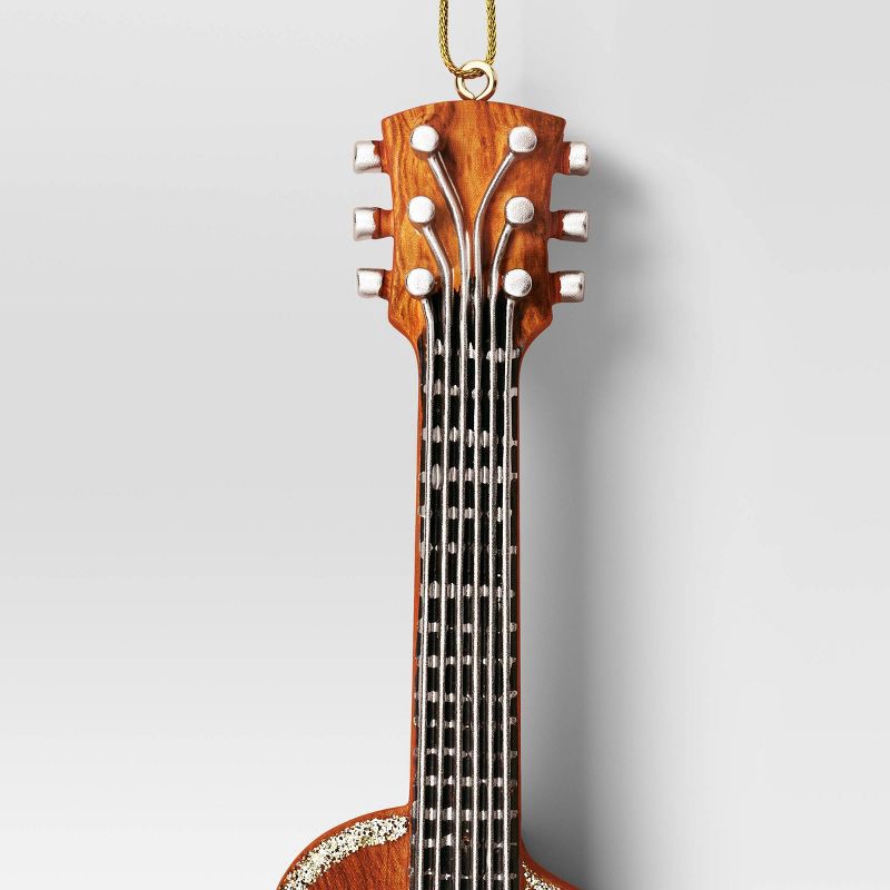 slide 3 of 3, 4.5" Christmas Resin Guitar Ornament - Wondershop™, 1 ct