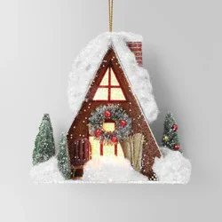 Christmas A Frame House Ornament - Wondershop™