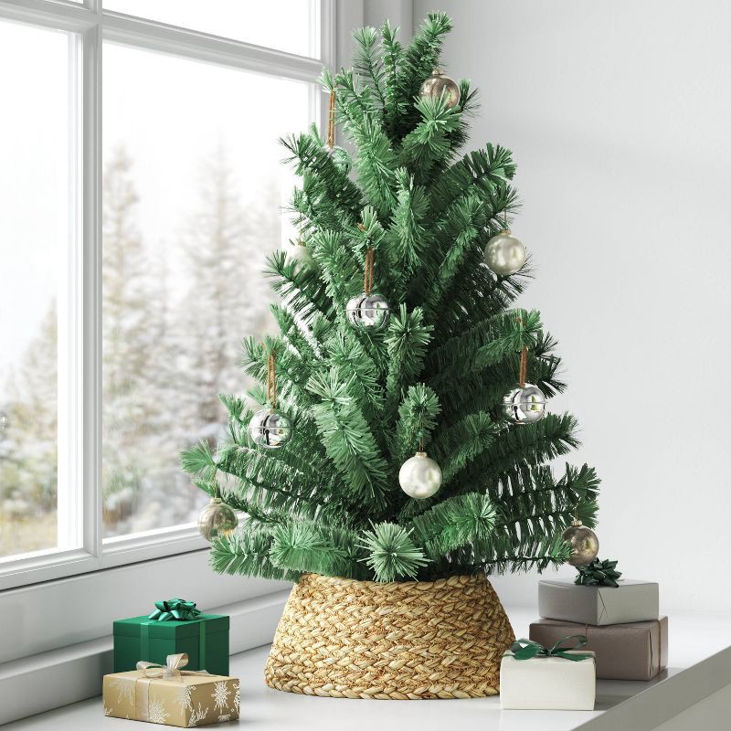 slide 2 of 3, 4ct Christmas Jingle Bell Christmas Ornament Set Shinny Silver - Wondershop™, 4 ct