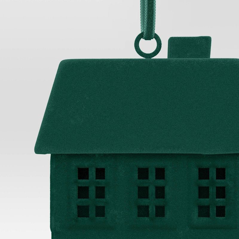slide 3 of 3, Christmas Metal Green House Ornament - Wondershop™, 1 ct