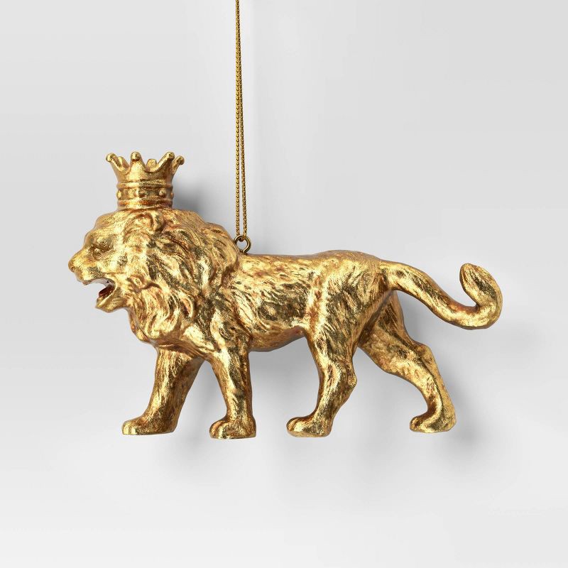 slide 1 of 3, Christmas Resin King of Lion - Wondershop™, 1 ct