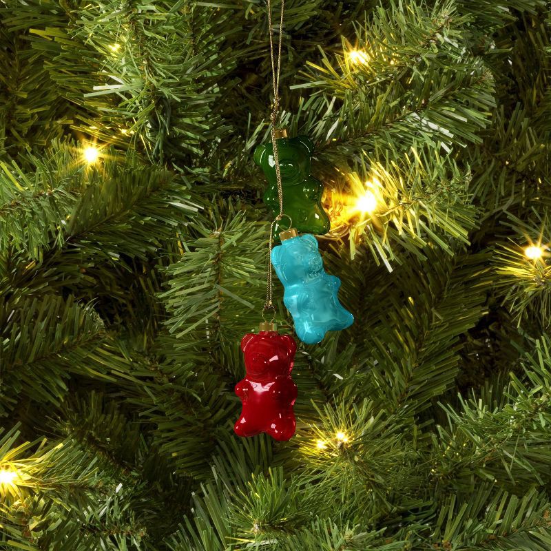 slide 2 of 3, Christmas Set of 3 Gummy Bear Ornament - Wondershop™, 1 ct