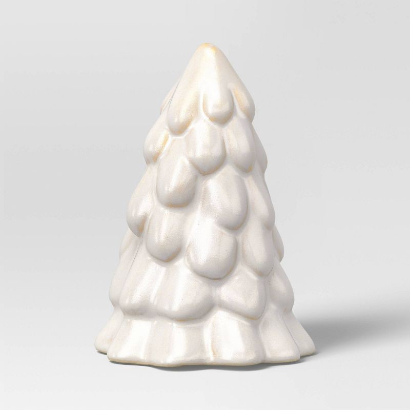 slide 5 of 5, 3ct Christmas Ceramic White Tree Set - Wondershop™, 3 ct