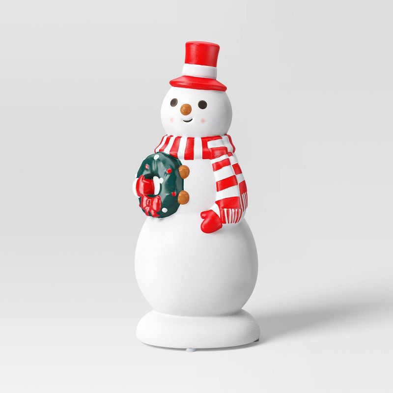 slide 3 of 3, Christmas Lit Blow Mold Snowman Decor - Wondershop™, 1 ct