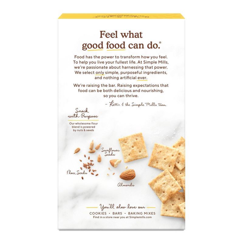 slide 2 of 4, Simple Mills Sea Salt Crackers Family Size - 7oz, 7 oz