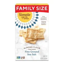Simple Mills Sea Salt Crackers Family Size - 7oz