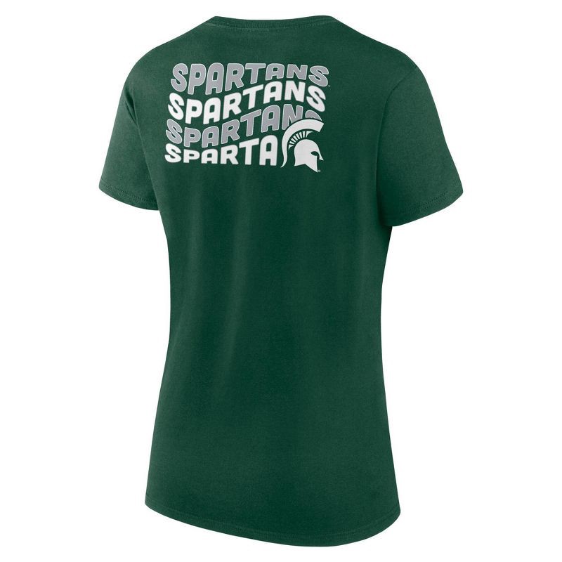 slide 2 of 3, NCAA Michigan State Spartans Women's Bi-Blend Crew T-Shirt - M, 1 ct