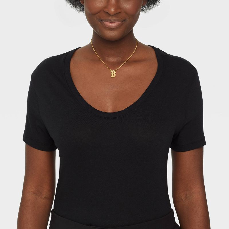 slide 2 of 4, Bijoux Sport by Luv Aj MLB Logo Pendant Necklace - Boston Red Sox: Brass Chain with Lobster Claw Clasp, 1 ct