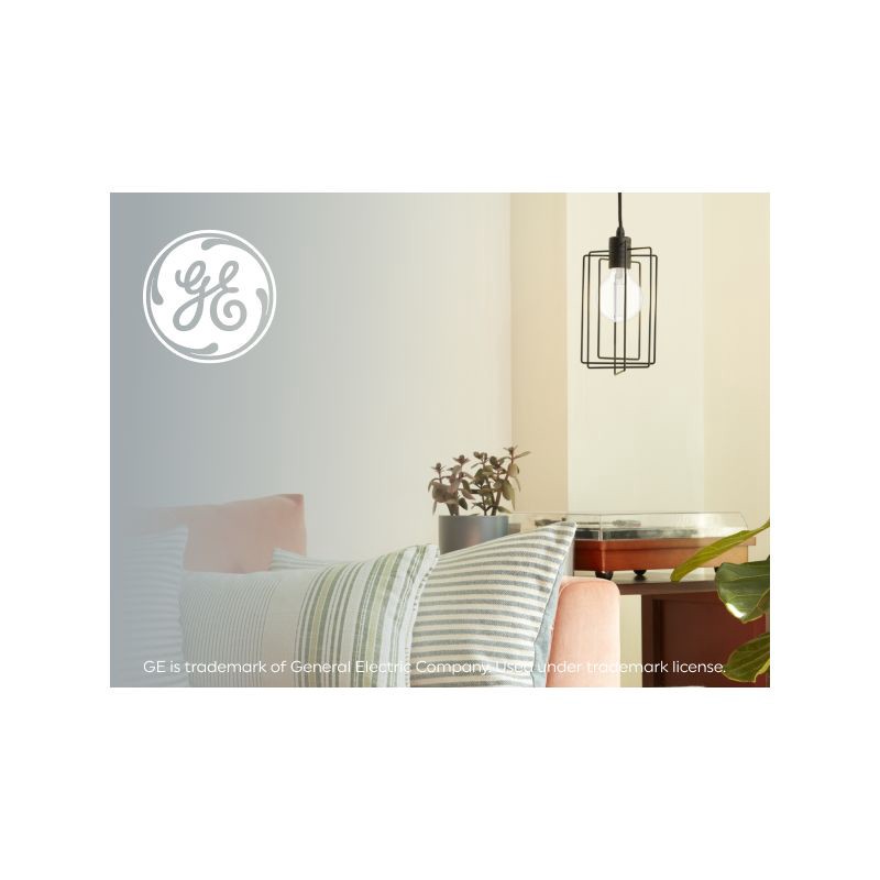 slide 3 of 6, GE Household Lighting GE 2pk 60W LED G25 Pearl RLX Light Bulbs Daylight, 2 ct