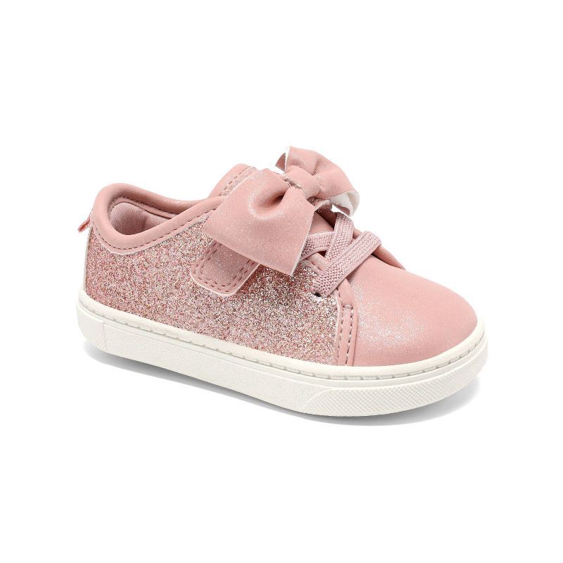 slide 1 of 4, Carter's Just One You® Baby Girls' Darling First Walker Sneakers - Pink 4, 1 ct