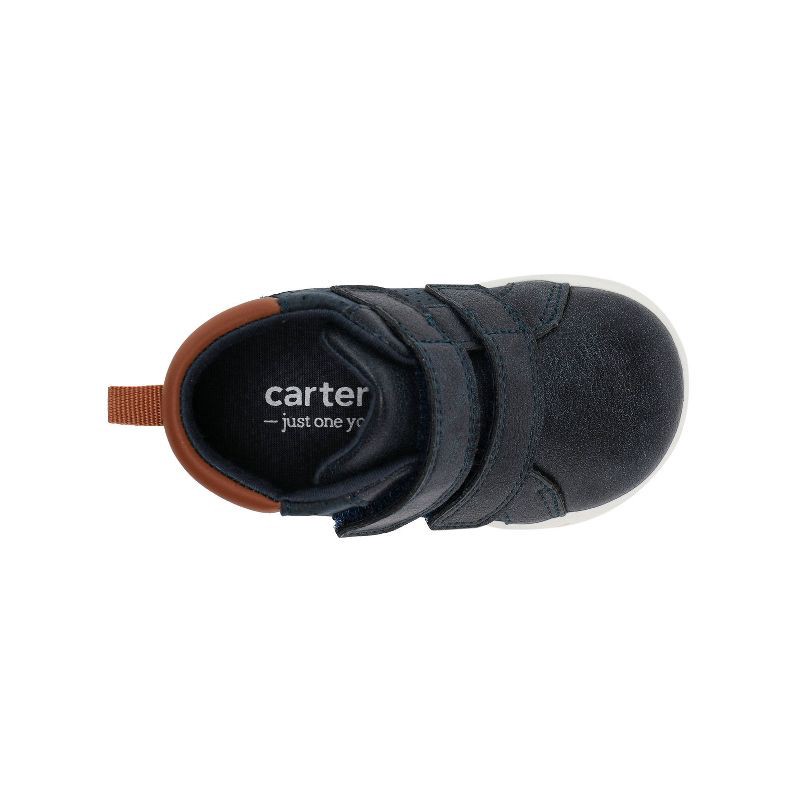 slide 3 of 4, Carter's Just One You® Baby Boys' Flip First Walker Boots - Navy Blue 3, 1 ct