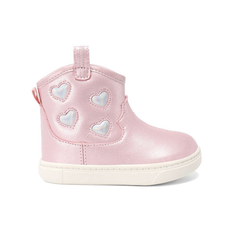 slide 2 of 4, Carter's Just One You® Toddler Girls' Carina First Walker Boots - Pink 4, 1 ct