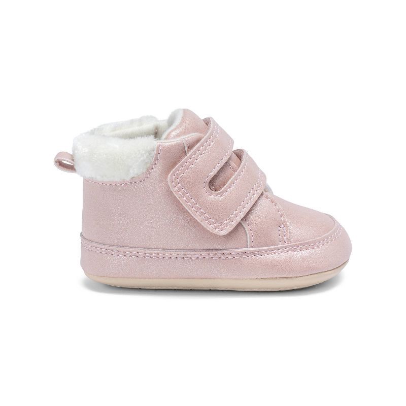 slide 2 of 4, Carter's Just One You® Baby Girls' Elio Pre Walker Boots - Pink 12-18M, 1 ct
