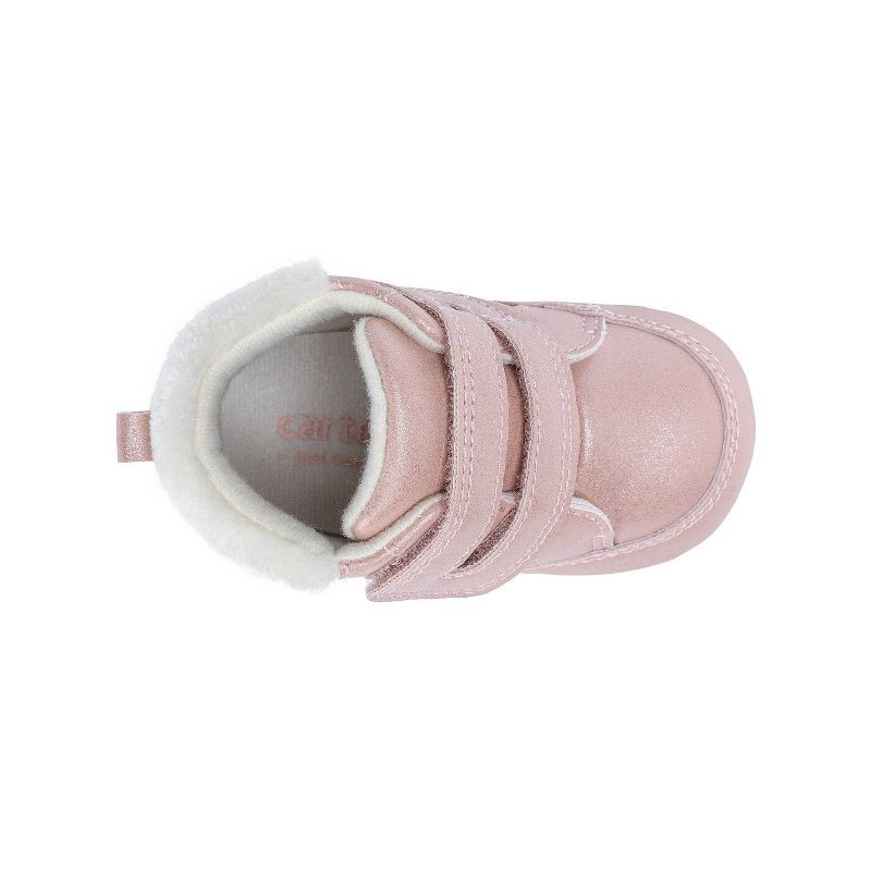 slide 3 of 4, Carter's Just One You® Baby Girls' Elio Pre Walker Boots - Pink 12-18M, 1 ct