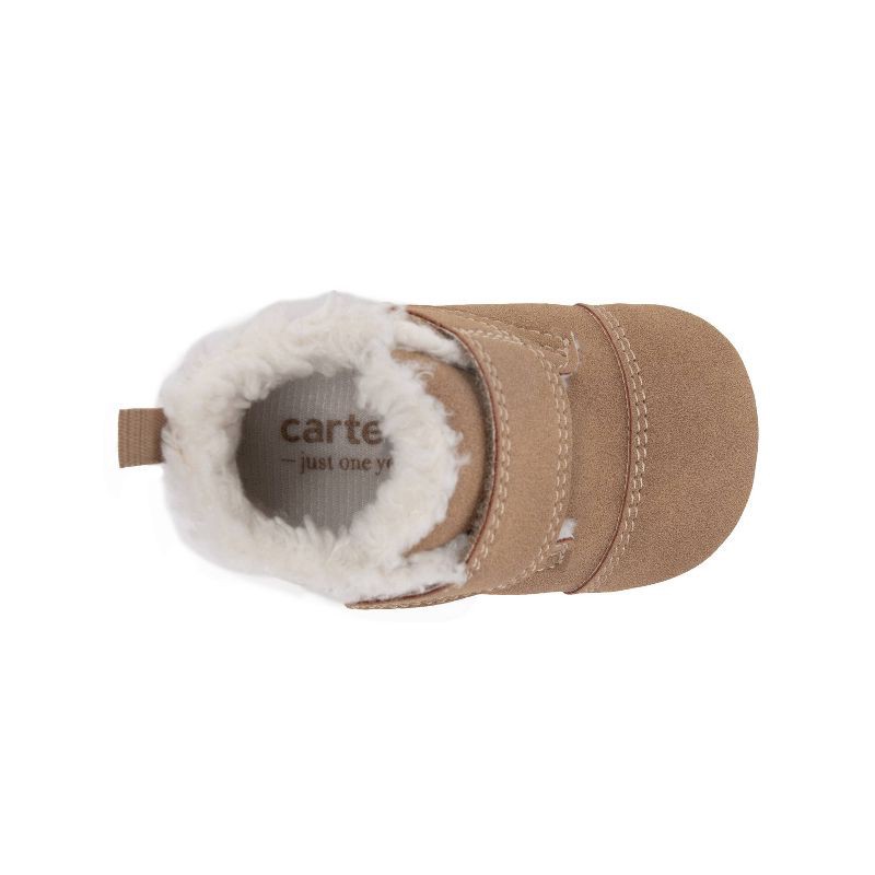 slide 3 of 4, Carter's Just One You® Baby Boys' Juno Pre Walker Boots - Tan 6-12M, 1 ct