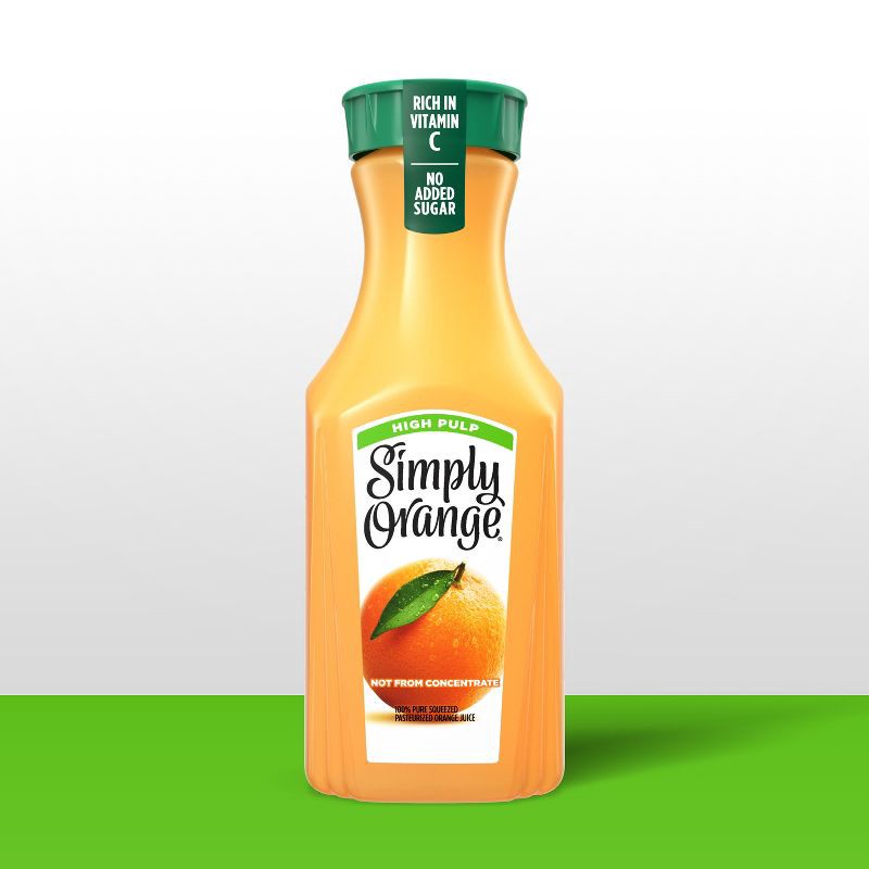slide 2 of 8, Simply Beverages Orange High Pulp Juice - 46 fl oz, 46 fl oz