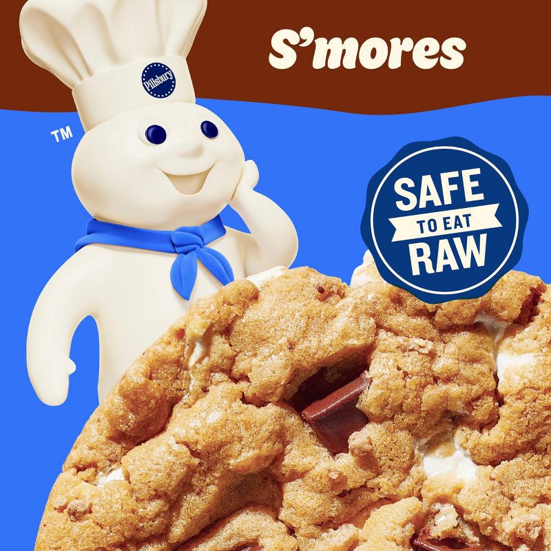 slide 2 of 7, Pillsbury S'mores Big Chocolate Chip Cookies - 14oz/6ct, 6 ct; 14 oz