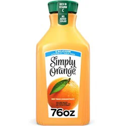 Simply Beverages Orange Pulp Free Juice with Calcium and Vitamin D - 76 fl oz