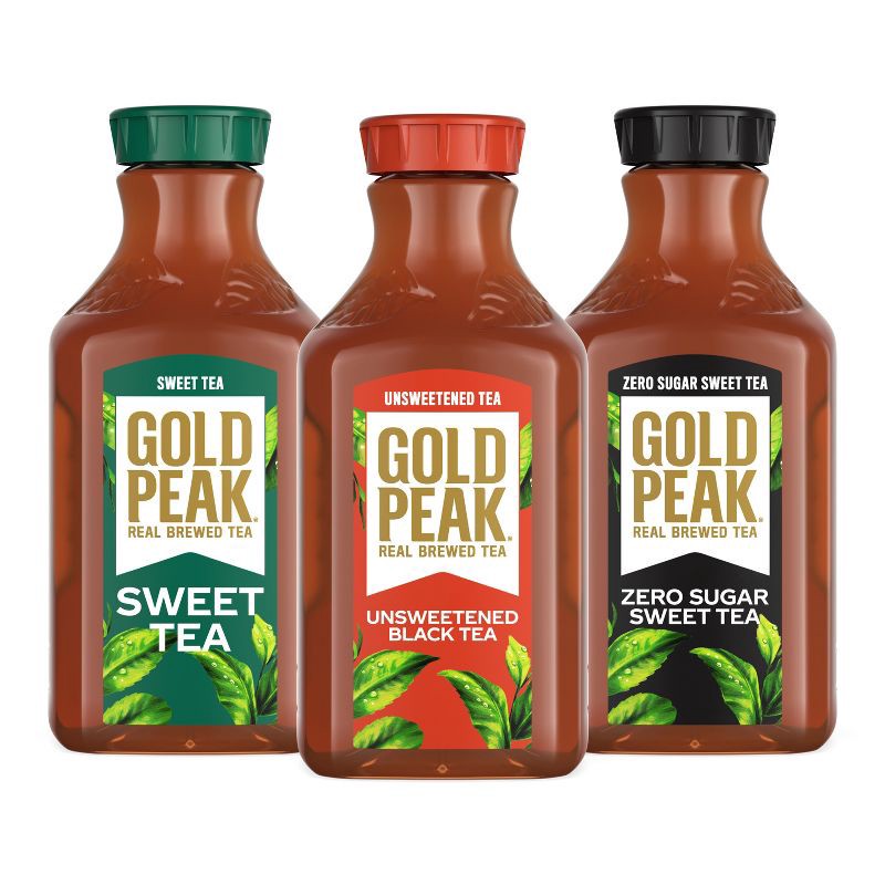 slide 9 of 9, GOLD PEAK Unsweetened Black Iced Tea Drink - 76 fl oz, 76 fl oz