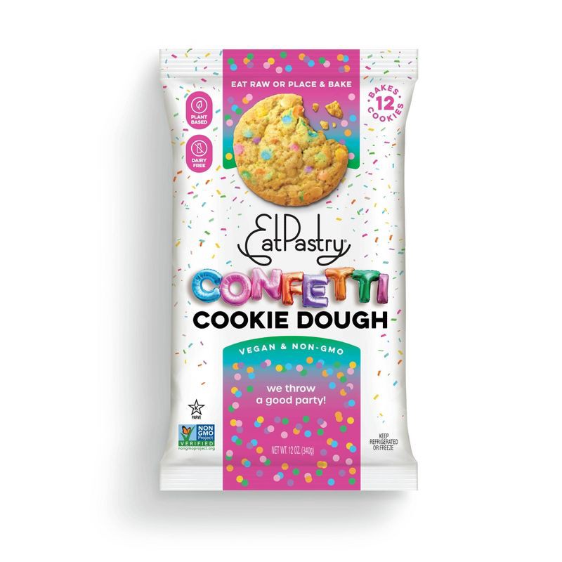 slide 1 of 2, EatPastry Confetti Cookie Dough - 12oz, 12 oz