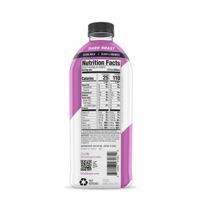 slide 3 of 4, Kitu Dark Roast Cold Brew Coffee - 50 fl oz, 50 fl oz