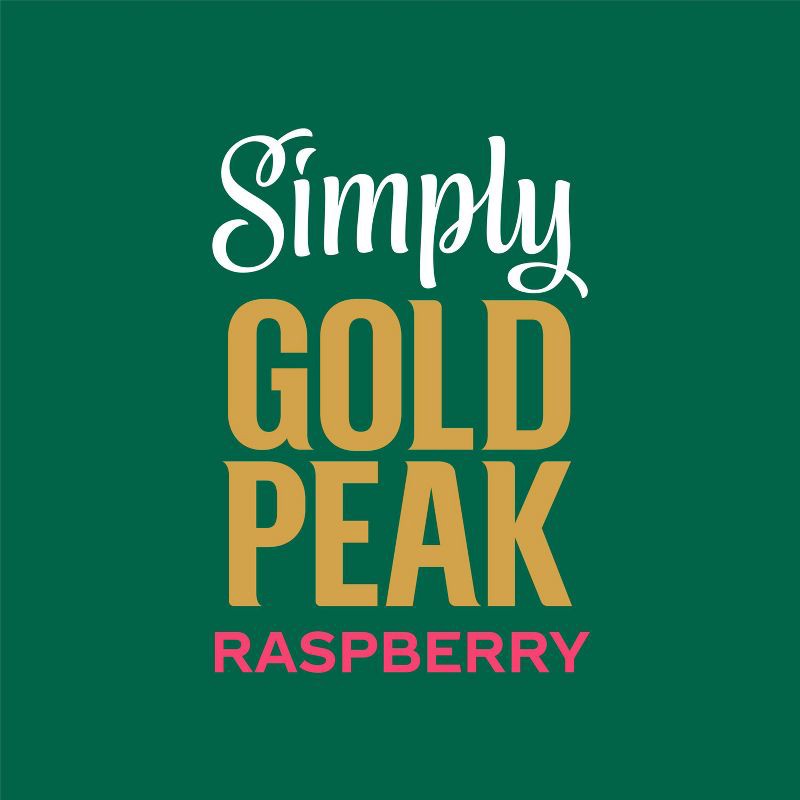 slide 8 of 8, Simply Beverages Gold Peak Tea and Raspberry - 52 fl oz, 52 fl oz