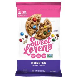 Sweet Loren's Gluten Free Vegan Monster Cookie Dough - 9.6oz/12ct