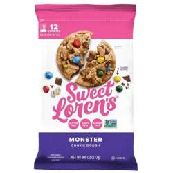 Sweet Loren's Gluten Free Vegan Monster Cookie Dough - 9.6oz/12ct