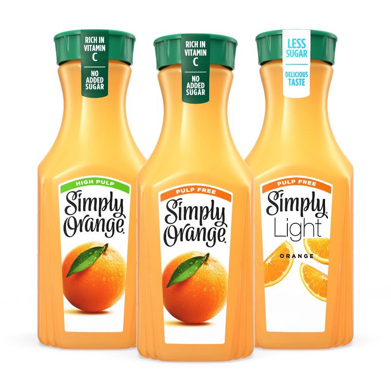 slide 7 of 8, Simply Beverages Orange Pulp Free Juice - 46 fl oz, 46 fl oz