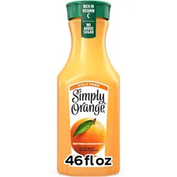 Simply Beverages Orange Pulp Free Juice - 46 fl oz: 100% Juice