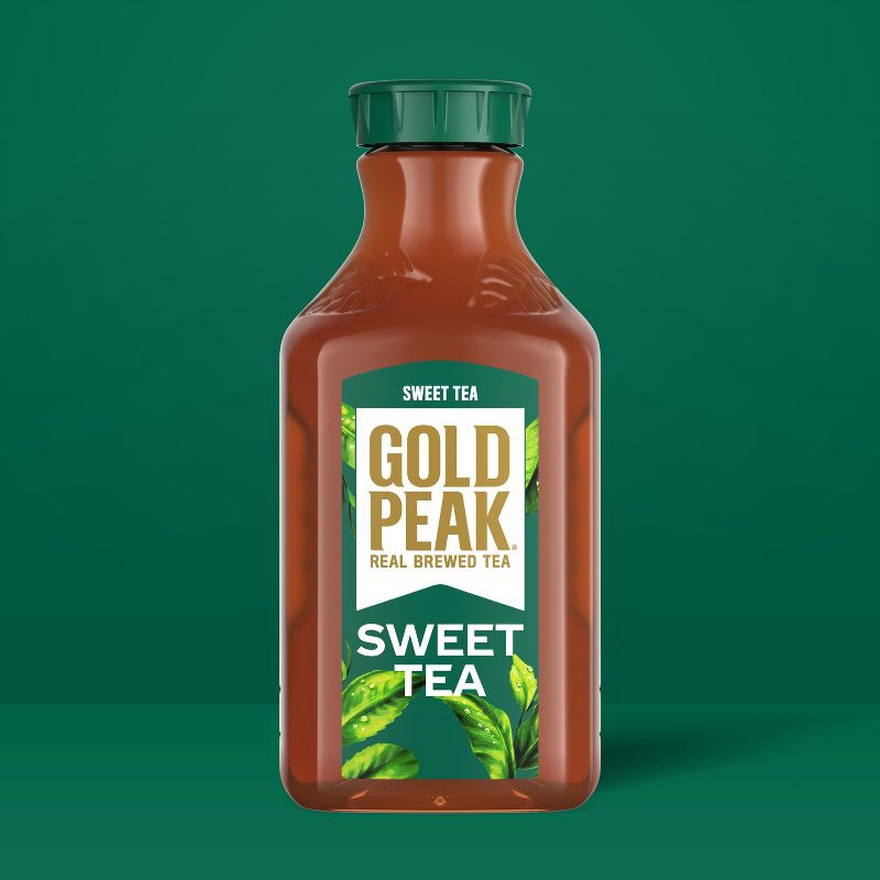 slide 2 of 8, GOLD PEAK Sweetened Black Iced Tea Drink - 76 fl oz, 76 fl oz