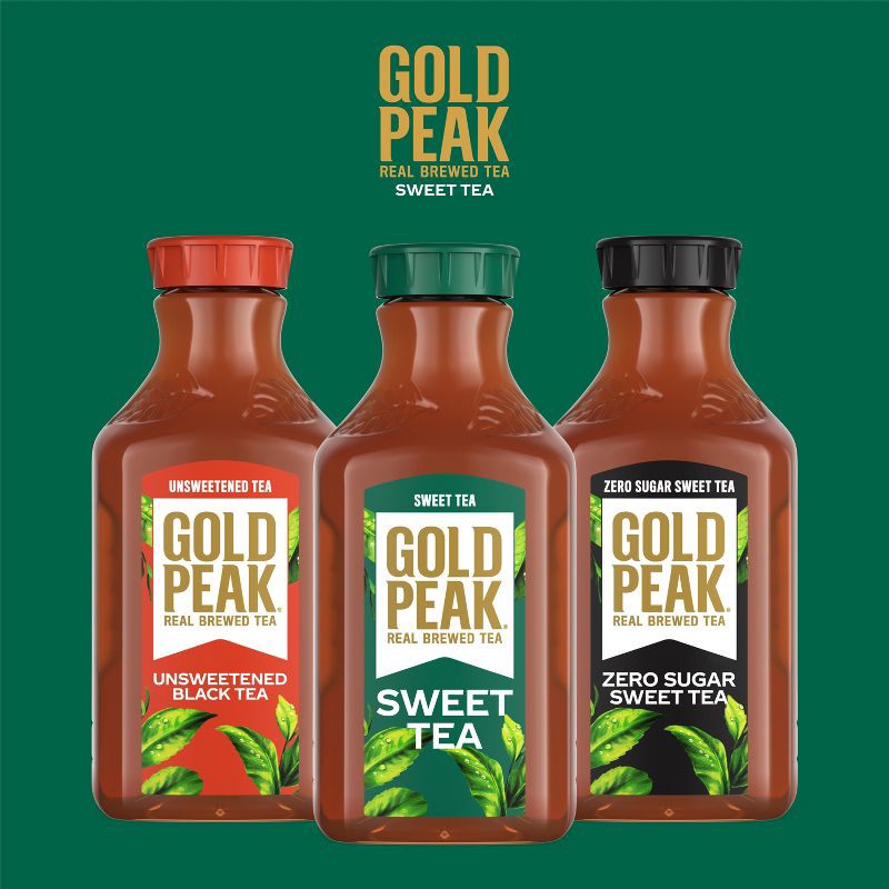 slide 6 of 8, GOLD PEAK Sweetened Black Iced Tea Drink - 76 fl oz, 76 fl oz