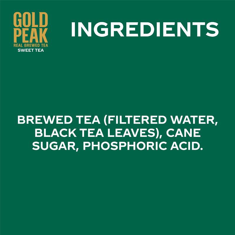 slide 7 of 8, GOLD PEAK Sweetened Black Iced Tea Drink - 76 fl oz, 76 fl oz
