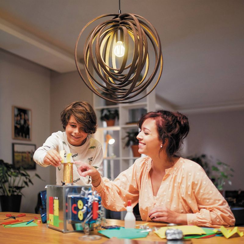 slide 7 of 7, Philips 4pk 60W A19 Ultra Efficient Daylight Frosted, 4 ct